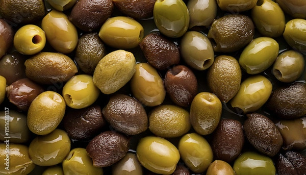 Obraz olives and oil