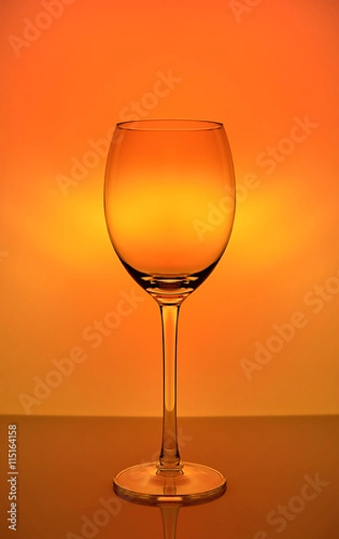 Obraz Empty Wine Glass Goblet