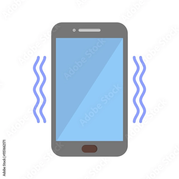 Obraz Vibration Vector Icon