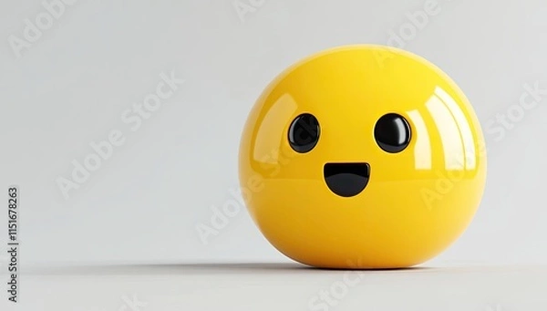 Obraz smiley face with egg