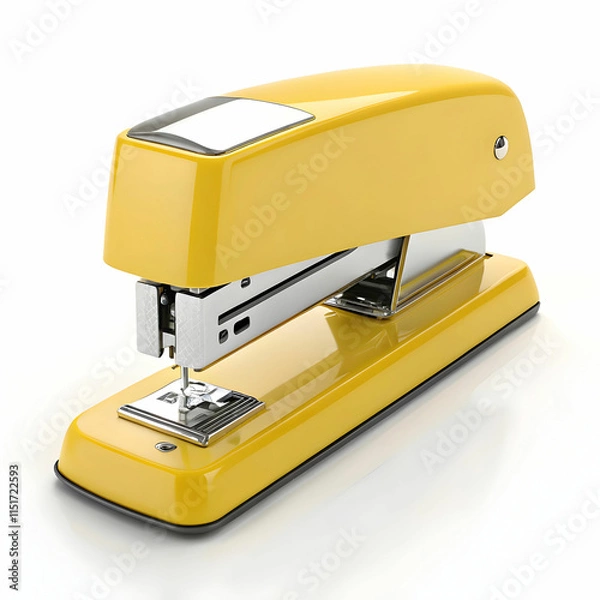 Obraz A stapler is a tool used to fasten multiple sheets of paper together