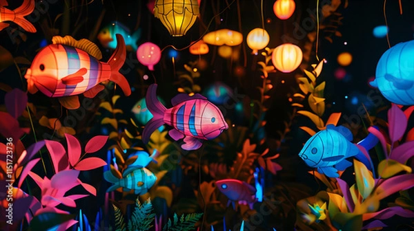 Obraz Festive lantern