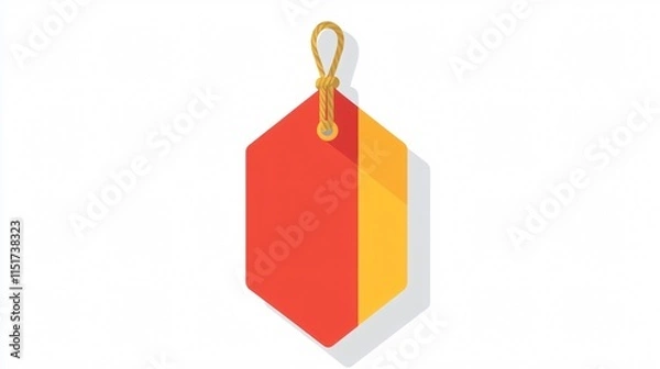 Fototapeta Professional Price Tag Icon Vector Isolated on White Background