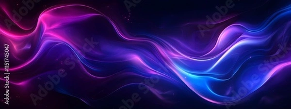Fototapeta Abstract speed lines background, vector illustration, in the style of dark purple and blue color scheme
