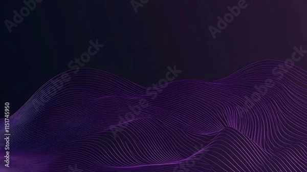 Fototapeta Abstract speed lines background, vector illustration, in the style of dark purple and blue color scheme