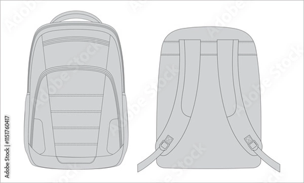 Obraz Backpack Vector Design