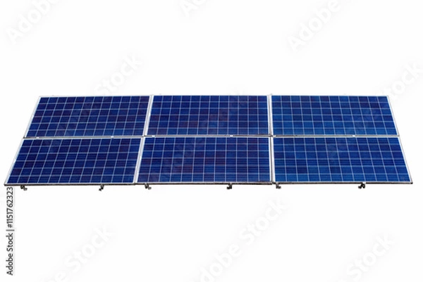 Obraz solar power panel Isolated on white background