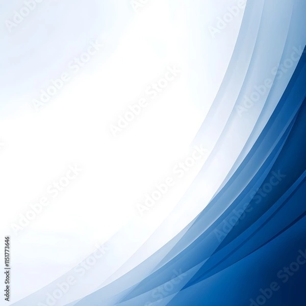 Obraz Abstract Simple Smooth Blue Background