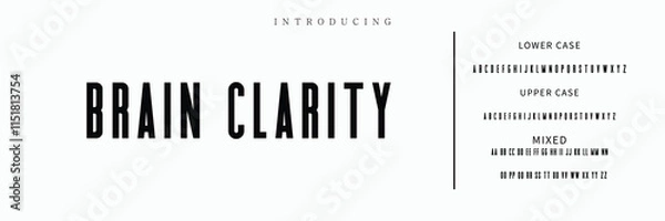 Fototapeta Creative font. Modern abstract digital tech font. Logo creative font, type, technology, movie, digital, music, movie. Fonts and illustration in vector format.