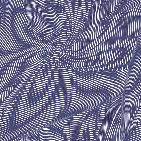 Fototapeta Grid abstract striped seamless linear texture in trendy color of the year 2025 future dusk. Gradient background for mobile apps, wall art, wallpaper, wall panel, textile, poster, interior decor. 