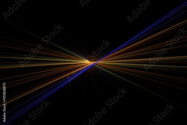 Fototapeta Computer generated fractal pattern and shape