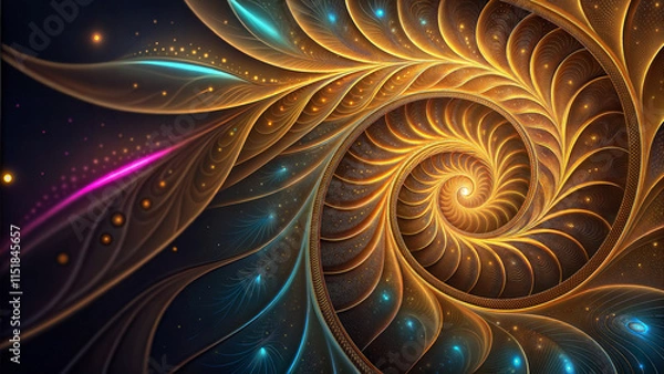 Fototapeta abstract fractal background