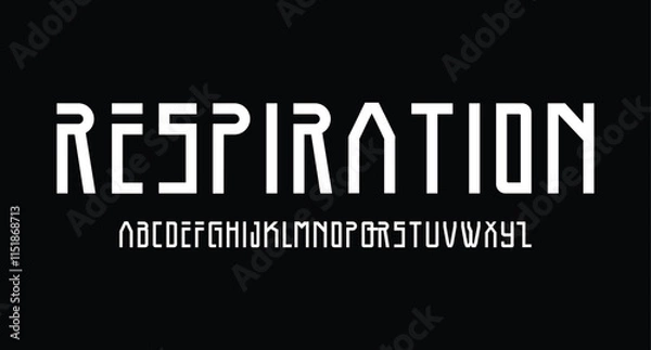 Obraz Sport modern urban alphabet fonts. Typography, abstract technology, fashion, digital, future creative logo font. vector illustration
