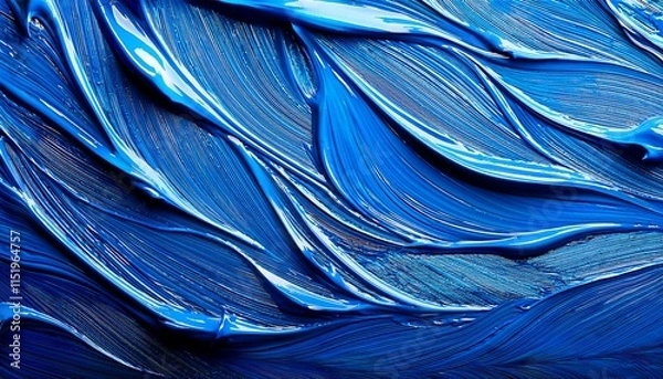 Fototapeta blue paint background