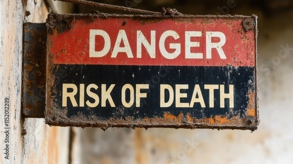 Obraz The Danger Risk of Death