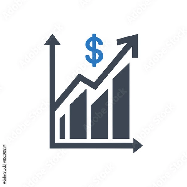 Obraz Financial Growth Chart Icon