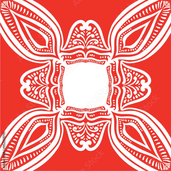 Fototapeta Adobe Illustrator Artwork Artistic pattern in Christmas style is suitable for textiles and decor, Seamless pattern vector hand drawn
