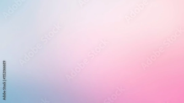Fototapeta Abstract Soft Pastel Gradient Background with Smooth Blending of Light Blue and Pink Hues
