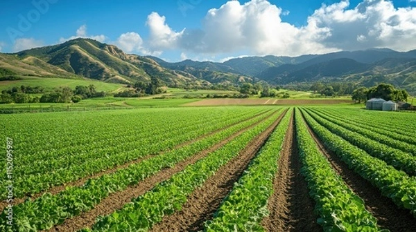 Fototapeta Bhumispara mudra, Buddha Gautama at the moment of enlightenment, statue in a mountain stream, Oytal Valley, Allgaeu, Bavaria, Germany, PublicGround