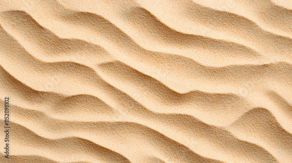 Obraz Texture of Fine Sand with Natural Ripples and Waves for Background