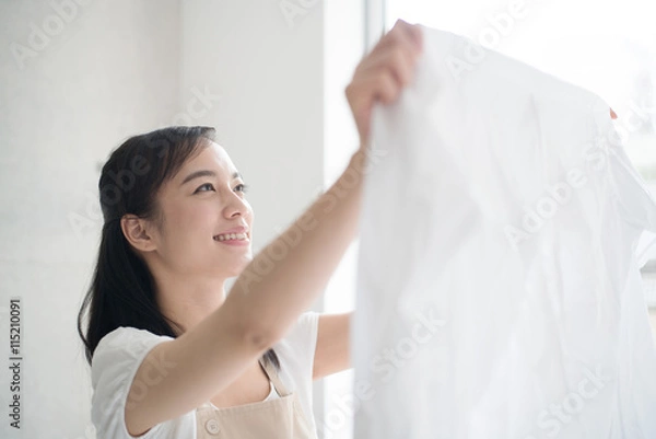 Obraz 洗濯する女性