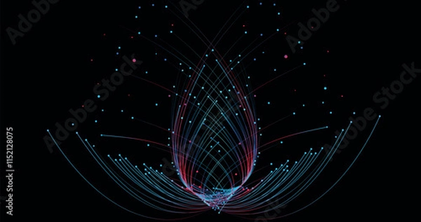 Obraz background galaxy and white