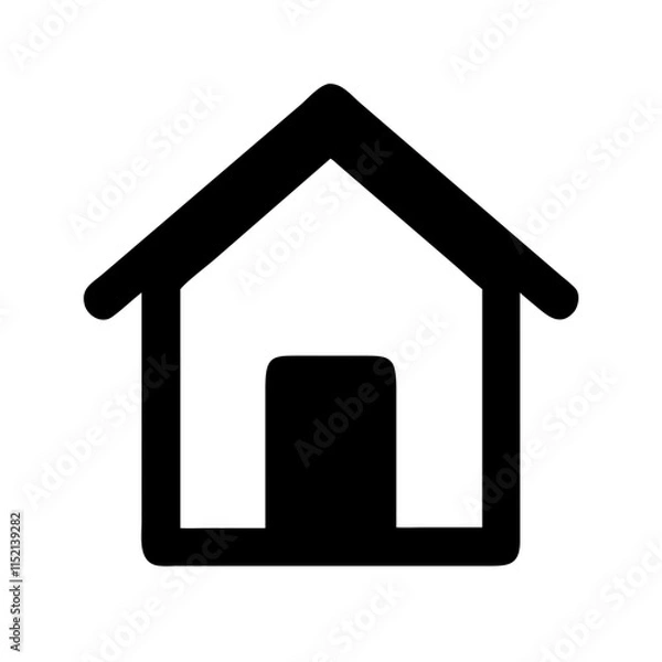 Fototapeta Home icon svg