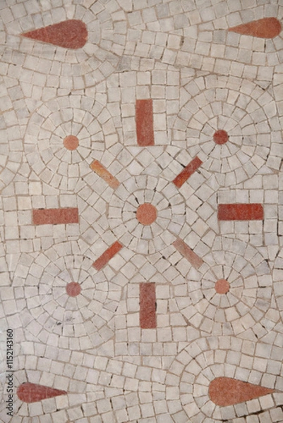 Obraz Mosaic floor stone tile background texture, Library of Congress Washington DC