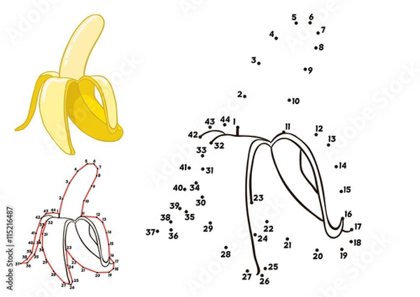 Obraz Banana vector