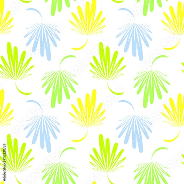 Fototapeta leaves pattern seamless