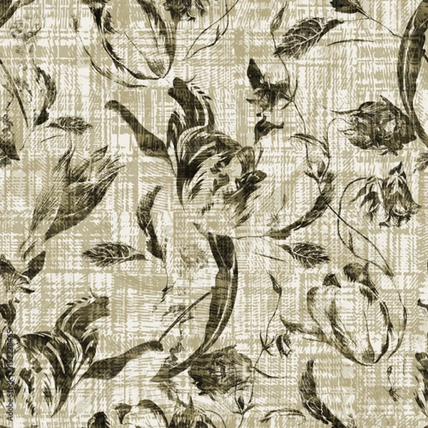Obraz Flower seamless patterns