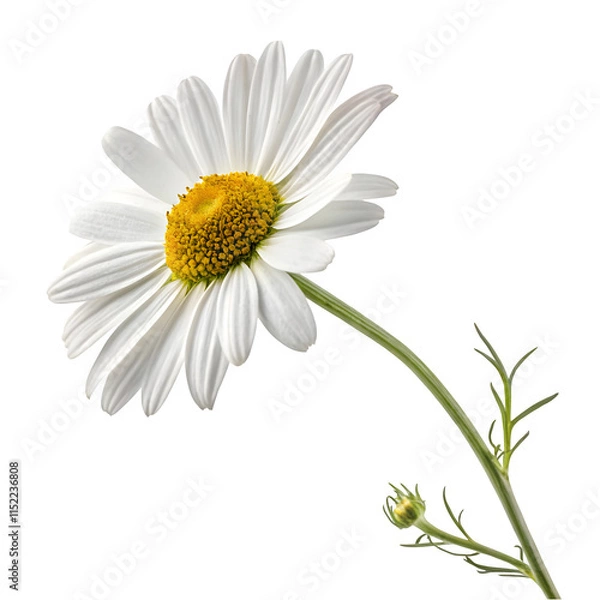 Fototapeta daisy isolated on white background