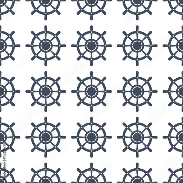 Fototapeta Wheel seamless pattern