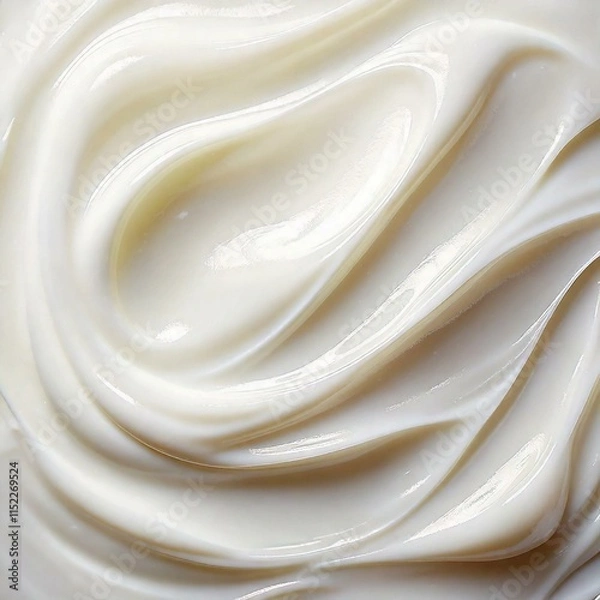 Obraz White Cream Swirl Texture