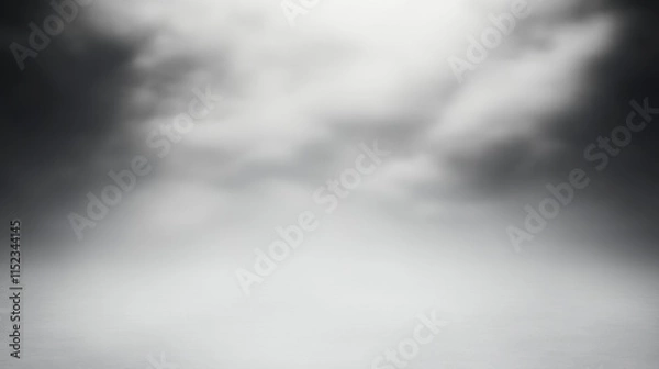 Fototapeta grey backdrop with soft noise, vignette effect, hyper realistic, 