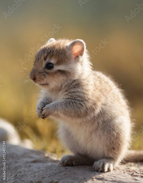 Obraz cub, tiny animals in nature