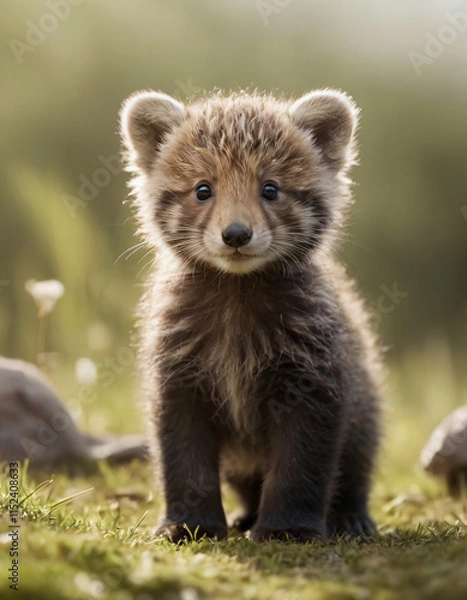 Obraz cub, tiny animals in nature