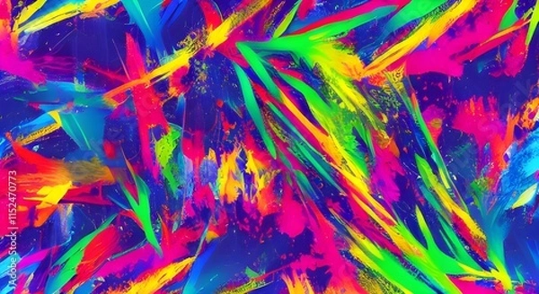 Fototapeta Modern, Bold Abstract Art with Vibrant Energy and Dynamic Color | 075