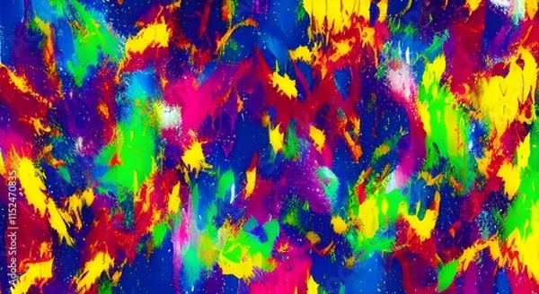 Fototapeta Modern, Bold Abstract Art with Vibrant Energy and Dynamic Color | 079