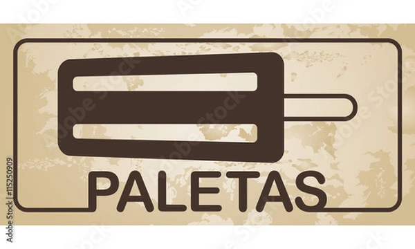 Fototapeta Paletas vector