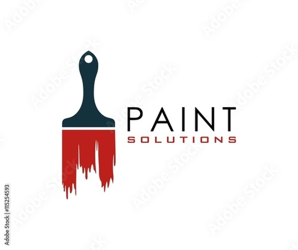 Obraz Paint brush logo