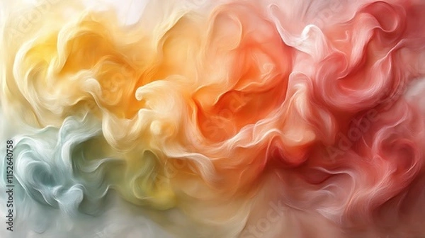 Fototapeta Abstract Colorful Swirling Fabric Texture Design