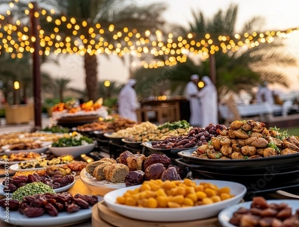 Obraz Delicious Middle Eastern Buffet