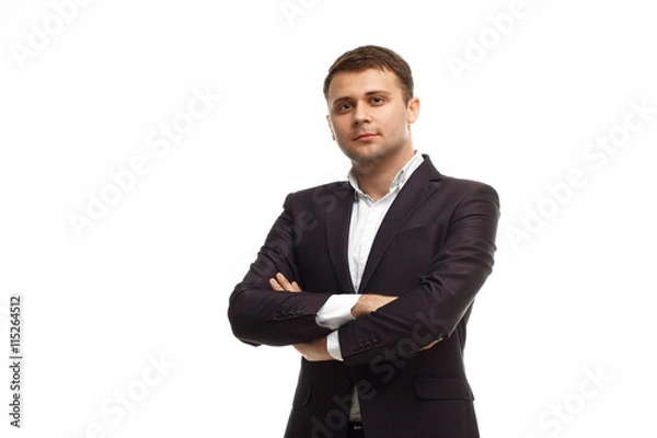 Obraz Handsome businessman wearing suit