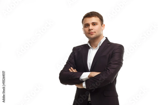 Obraz Handsome businessman wearing suit