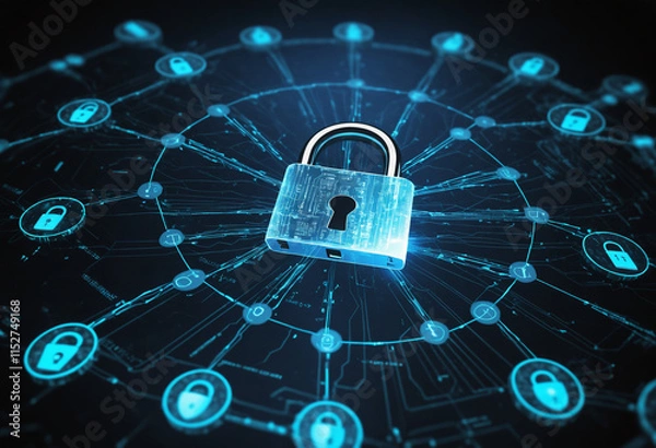 Obraz network connection secured