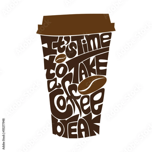 Obraz It's time to take a coffee break