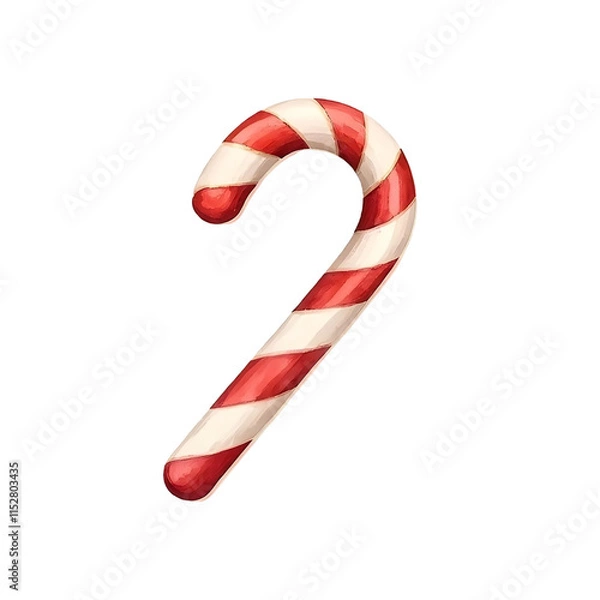 Obraz candy cane clipart icon