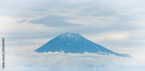 Obraz Mt. Fuji in the clouds