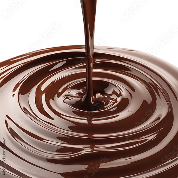 Fototapeta melted chocolate swirl